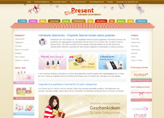 Webseite von your-presents.de